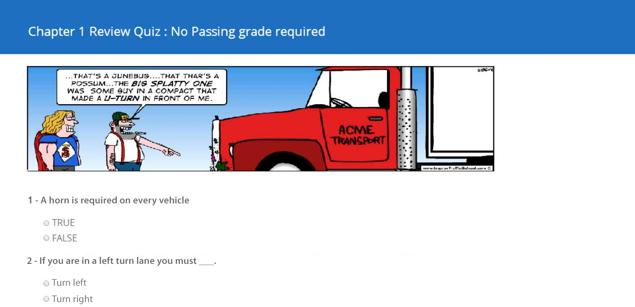 Geico Defensive Driving Course Answers