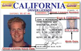 driver license california new