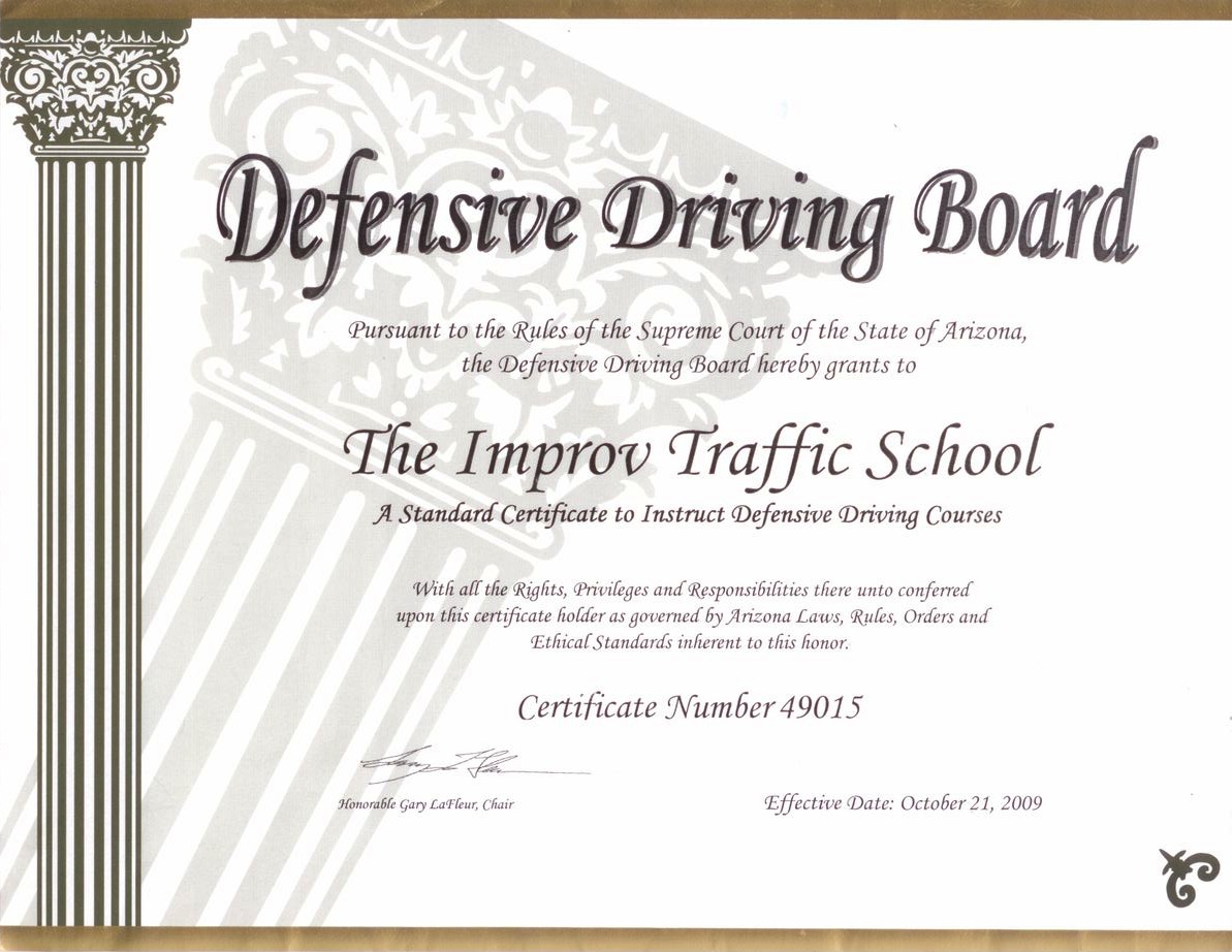 Improv traffic school ny