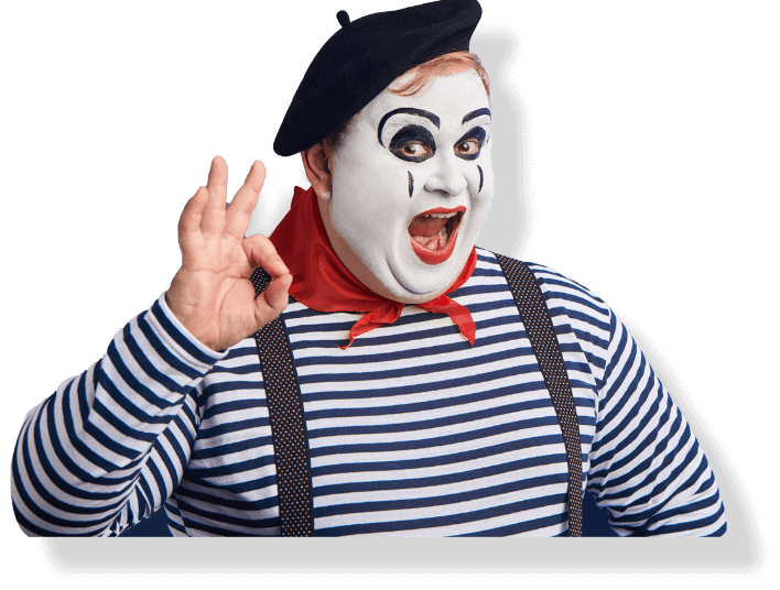 mime highfive