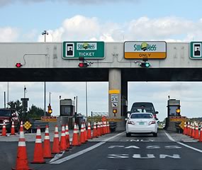 toll booths