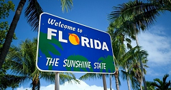 Florida Welcome sign