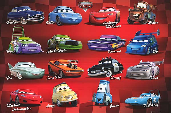 cars the movie characters