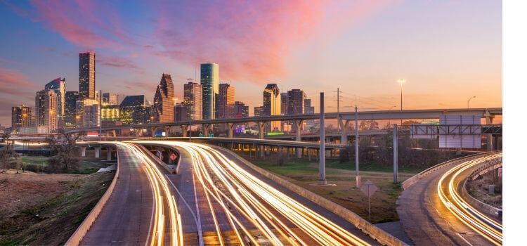 downtown houston traffic