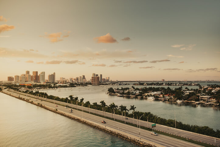 South Beach Miami, Sunset