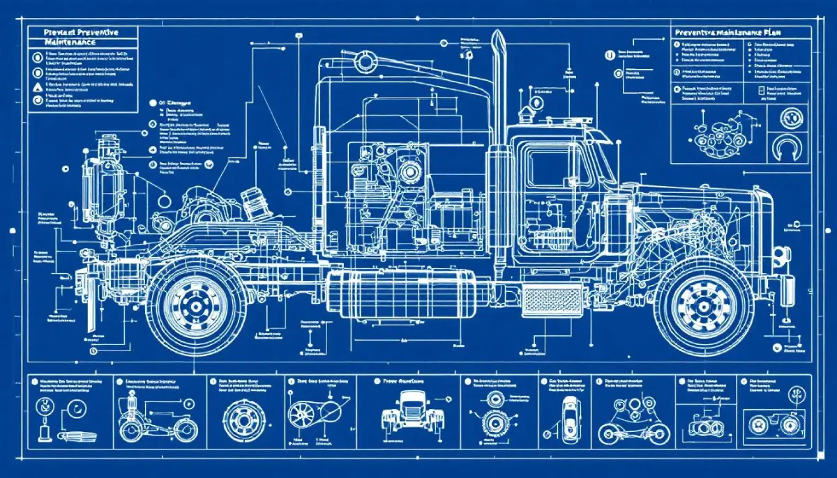 Creating a preventive maintenance plan for trucks.