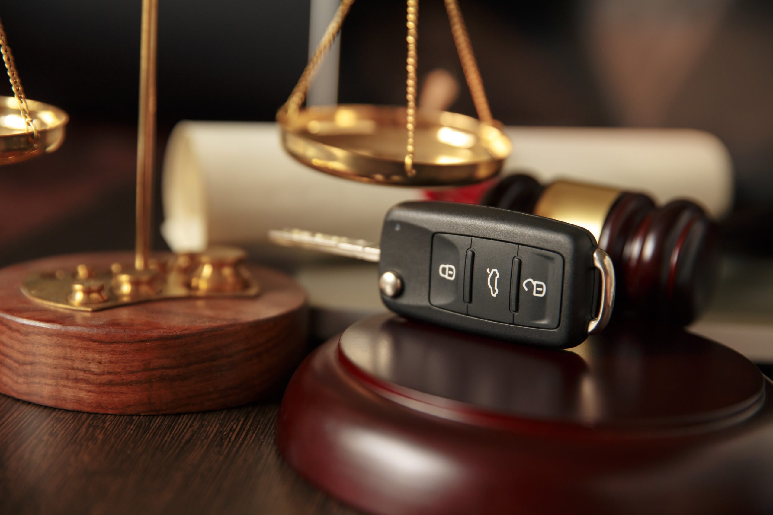 traffic ticket dismissal in texas gavel and keys